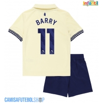 Camisa de time de futebol Everton Thierno Barry #11 Replicas 2º Equipamento Infantil 2025-26 Manga Curta (+ Calças curtas)